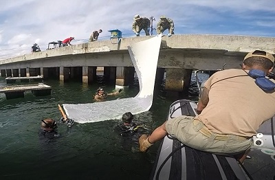 Army and Navy Divers implement PileMedic at Pearl Harbor Demonstration
